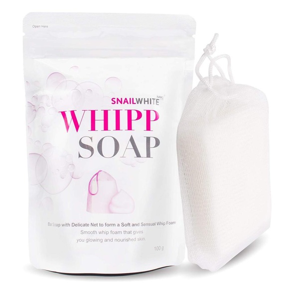 Snail White Whipp Soap 🧼 w/ Net For Foam Brighten - Picture 4 of 13